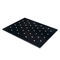 NETBERG Rack polica 19", 1U, 800 mm, crna